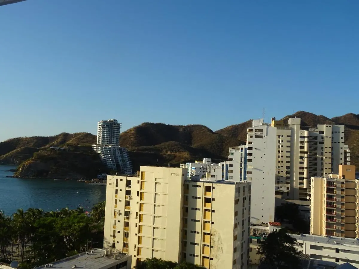 Condominio Al Frente De La Playa El Rodadero! Amplio Y Hermoso Apartamento Santa Marta  Colombia